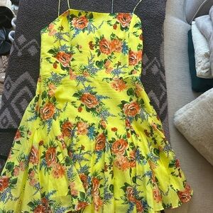 Alice + Olivia Vibrant Floral Kids Dress